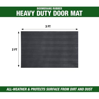 Image showing  5/16 in. Rubber Heavy Duty Outdoor Door Mat For Entryways, Off Spec Material Doormat
