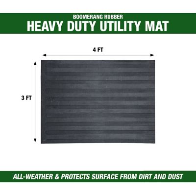 Image showing  5/16 in. Rubber Horse Stable Stall, Gym, Workshop, Garage, Utility Use Mat