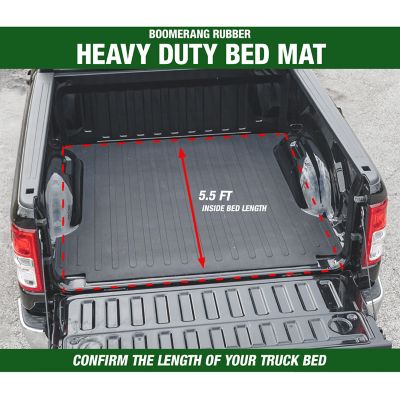 Image showing 6 th Boomerang Rubber Inc. Ford F-150 Truck Bed Mat Liner for Bed Length Short 5.5 ft., Year 2015 Plus