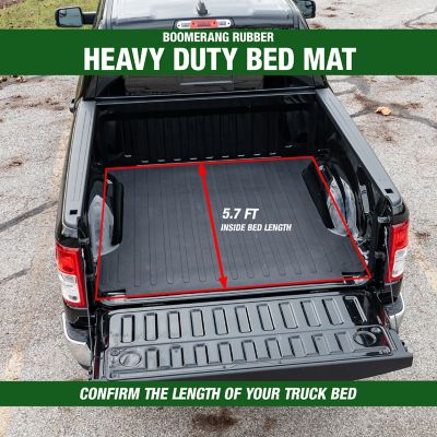 Image showing 6 th Boomerang Rubber Inc. Dodge RAM 1500,2500,3500, Truck Bed Mat Liner for Bed Length Short 5.7 ft., Year 2019 Plus