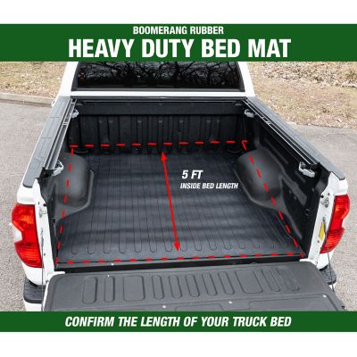 Image showing 5 th Boomerang Rubber Inc. Chevrolet, GMC Colorado, Canyon, Truck Bed Mat Liner for Bed Length Short 5 ft., Year 2014 Plus