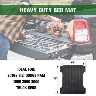 Image showing  Dodge RAM 1500,2500,3500, Truck Bed Mat Liner for Bed Length Short 6.2 ft., Year 2019 Plus