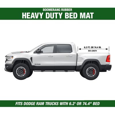 Image showing  Dodge RAM 1500,2500,3500, Truck Bed Mat Liner for Bed Length Short 6.2 ft., Year 2019 Plus