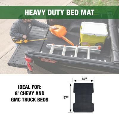 Image showing  Chevrolet, GMC Silverado, Sierra 1500, 2500, 3500, Truck Bed Mat Liner, Long 8 ft., Year 2007 - 2018