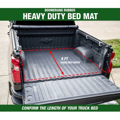 Image showing 6 th Boomerang Rubber Inc. Chevrolet, GMC Silverado, Sierra 1500, 2500, 3500, Truck Bed Mat Liner, Long 8 ft., Year 2007 - 2018