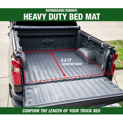 Image showing 6 th Boomerang Rubber Inc. Chevrolet, GMC Silverado, Sierra 2500-3500 Truck Bed Mat Liner, Fits 6.5 ft. HD 3/4 ton 2020