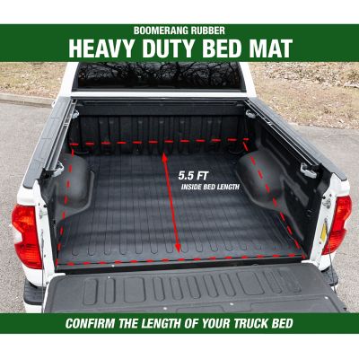 Image showing 6 th Boomerang Rubber Inc. Toyota Tundra Truck Bed Mat Liner for Bed Length Short 5.5 ft., Year 2007 - 2018