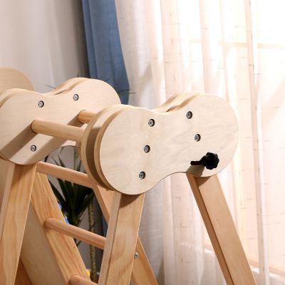 Image showing  5 in. 1 Wooden Climber, Natural, FPX-WC-4FT-N