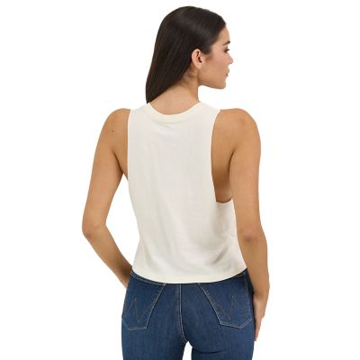 Image showing 1 th Wrangler Women's Festival Crop Graphic Tank