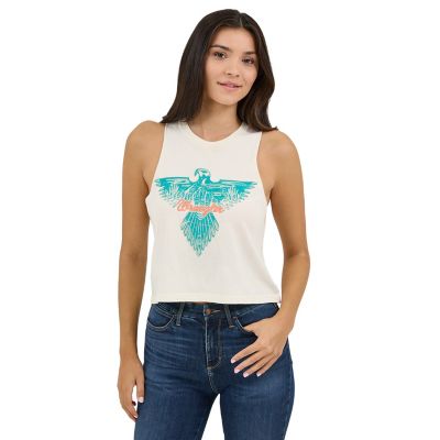 Wrangler Women's Festival Crop Graphic Tank
