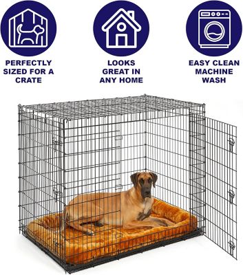 Image showing  Quiet Time Bolstered Pet Crate Bed, 54 in. x 37 in. x 3-1/2 in.