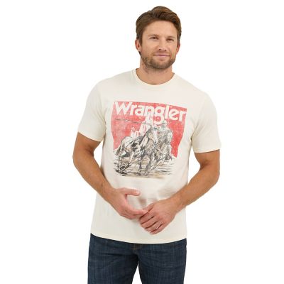 Wrangler Men's Cowboy Desert Graphic T-Shirt
