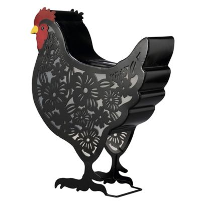 Image showing  Metal Standing Rooster Solar