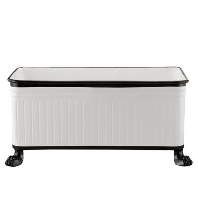 Red Shed 20 in. Rectangular Claw Foot Planter