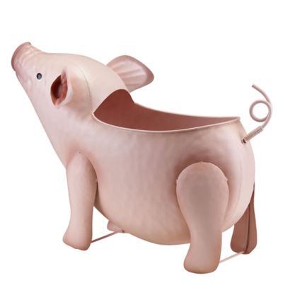Image showing  Metal Pig Planter