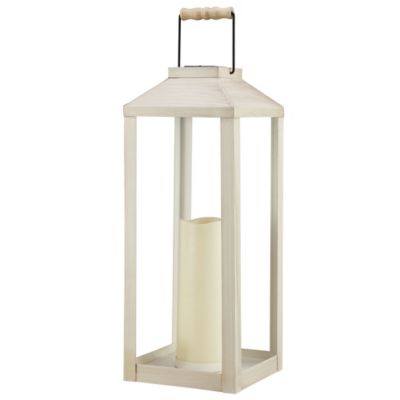 Red Shed Metal Solar Lantern, 25 in.