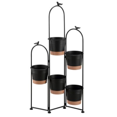 Red Shed 44 in. Metal Bird Planter Stand