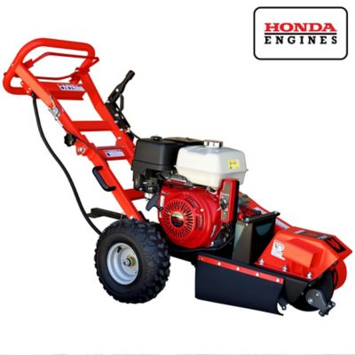 Tomahawk Power Stump Grinder with 12 in. Blades 13 HP Honda GX390 Off Road Tree Stump Removal