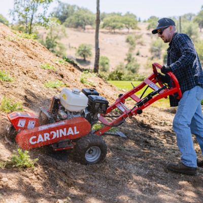 Image showing  Stump Grinder with 12 in. Blades 13 HP Honda GX390 Off Road Tree Stump Removal