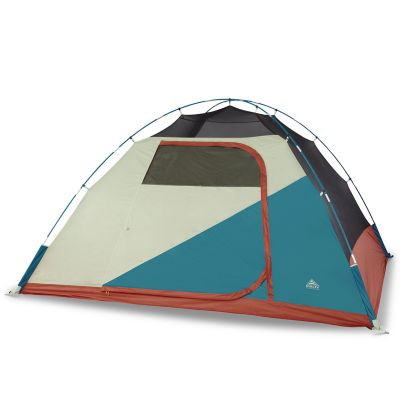 Image showing  Discovery Basecamp 6 Camping Tent Laurel Green, Stormy Blue