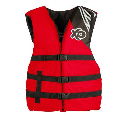 X2O Universal Life Vest Small, X Large Red Bionic