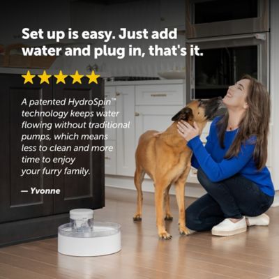 Image showing 5 th PetSafe Outlast Pumpless Plastic Pet Water Fountain, Water Filter Included PWW00-17959