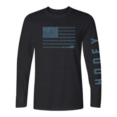 Hooey Horizontal Rope Flag L/S Black