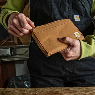 Image showing 6 th Carhartt Nylon Duck Lay Flat Clutch Wallet