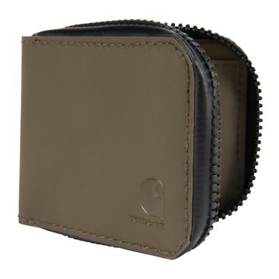 Image showing  Water-Repellent Leather Zipper Wallet