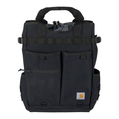 Image showing  28L Nylon Cinch-Top Convertible Tote Backpack