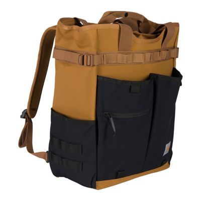 Image showing  28L Nylon Cinch-Top Convertible Tote Backpack