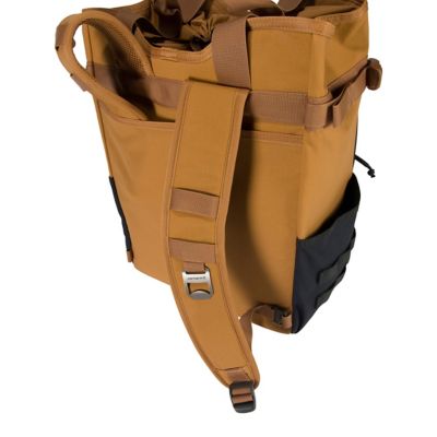 Image showing 7 th Carhartt 28L Nylon Cinch-Top Convertible Tote Backpack