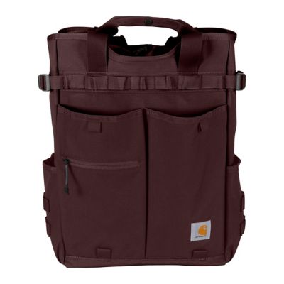 Image showing  28L Nylon Cinch-Top Convertible Tote Backpack