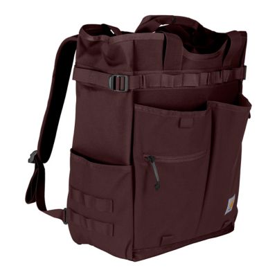 Image showing  28L Nylon Cinch-Top Convertible Tote Backpack