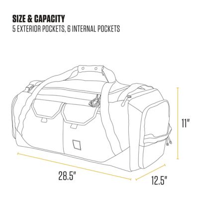 Image showing  55L Nylon Heavy Haul Utility Duffel Bag