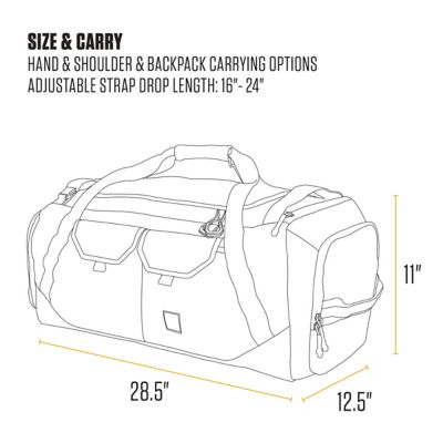 Image showing  75L Nylon Heavy Haul Utility Duffel Bag
