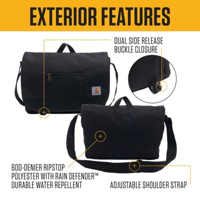 Image showing  Ripstop Messenger Bag, Black