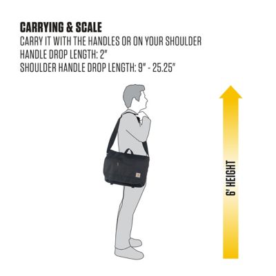 Image showing 5 th Carhartt Ripstop Messenger Bag, Black