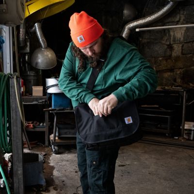 Image showing 6 th Carhartt Ripstop Messenger Bag, Black