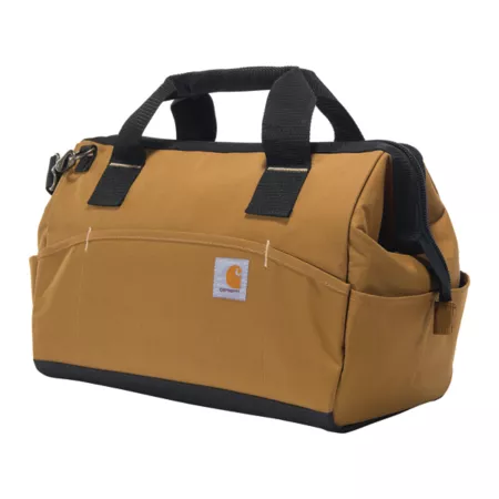 Carhartt Medium Weight Tool Bag 16" 17 Pockets Carhartt Brown Tool Bags