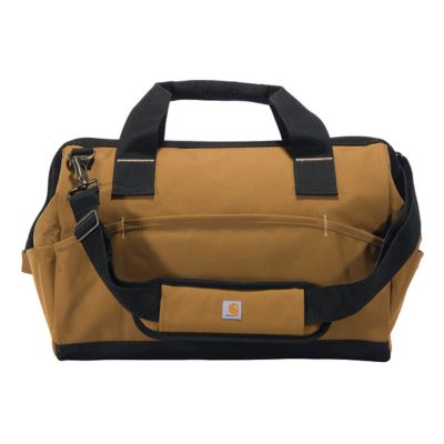 Image showing  16 in. 17-Pocket Midweight Tool Bag, Carhartt Brown