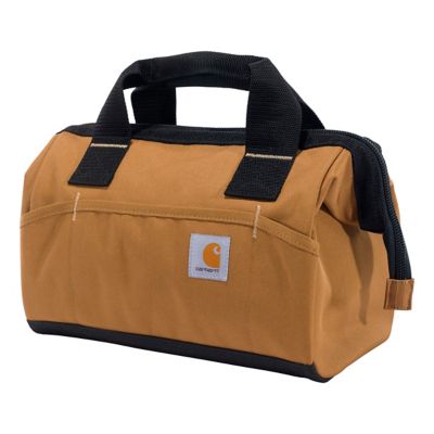 Carhartt 13 in. Midweight Tool Bag with 15 Pockets, Carhartt Brown