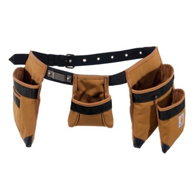 Carhartt 55 in. Tool Belt with 7 Pockets, Carhartt Brown