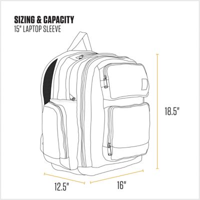 Image showing  35L Triple Compartment Backpack