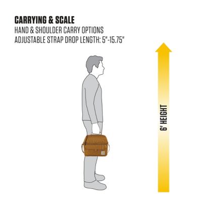 Image showing 5 th Carhartt 12-Can 2-Compartment Insulated Soft-Sided Lunch Cooler