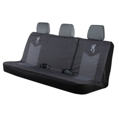 Image showing  Full Bench Seat Cover, Chevron Heather Black