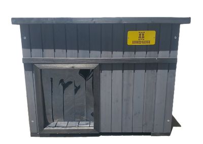 Image showing  Dog House, Large, Grey, Black