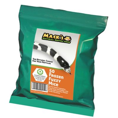 Mack's Natural Reptile Food Fuzzy Mice Frozen Reptile Food