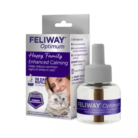 Feliway Optimum Cat Single Refill 48 ml Cat Anxiety Sprays & Wipes