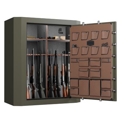Image showing  Big Green Fire/Waterproof 84-Gun Safe with Electronic Lock, Bronze Green Satin Metallic